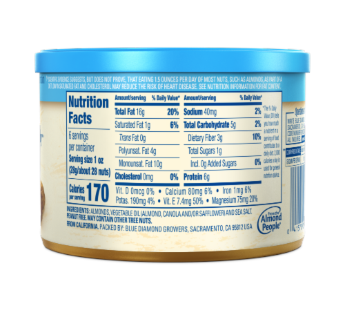 Blue Diamond® Lightly Salted Almonds Perspective: left