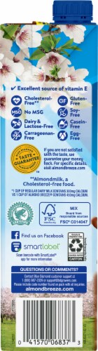 Blue Diamond® Almond Breeze® Chocolate Almond Milk Perspective: left