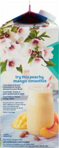 Almond Breeze Unsweetened Vanilla Almondmilk Coconutmilk Blend Perspective: left