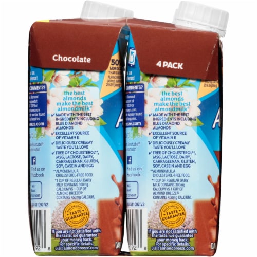Almond Breeze® Chocolate Almond Milk Perspective: left