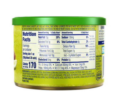 Blue Diamond Bold Spicy Dill Pickle Almonds Perspective: left