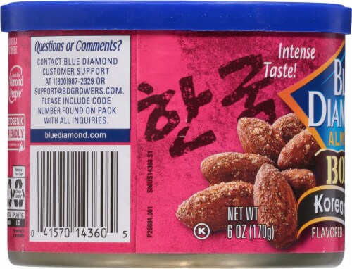 Blue Diamond Bold Korean BBQ Almond Snack Nuts Perspective: left