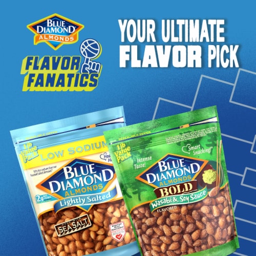 Blue Diamond® Honey Roasted Almonds Perspective: left