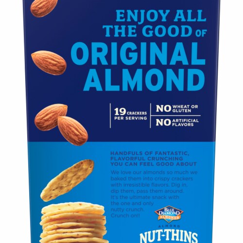 Blue Diamond® Nut-Thins® Original Rice Almond Crackers Perspective: left