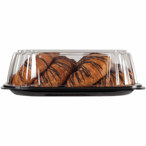 Private Selection™ All Butter Croissant With Chocolate Drizzle Perspective: left