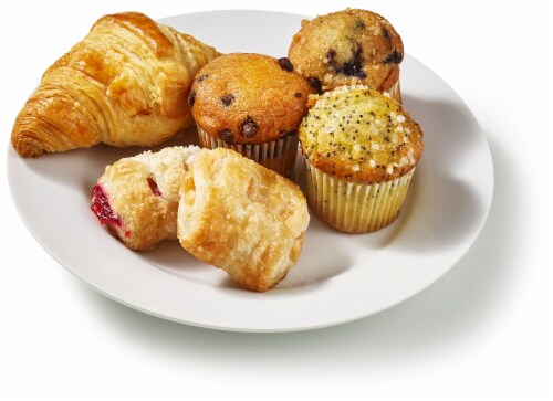 Mini Croissant Breakfast Party Tray Perspective: left