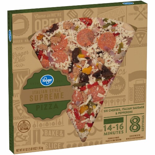 Kroger® Italian Style Supreme Pizza Perspective: left