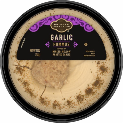 Private Selection® Roasted Garlic Hummus Perspective: left