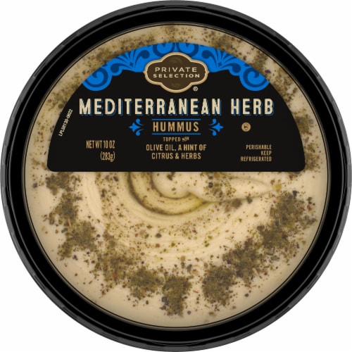 Private Selection® Mediterranean Herb Hummus Perspective: left