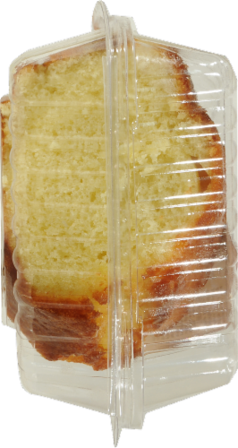 Kroger® Lemon Pudding Cake Slice Perspective: left