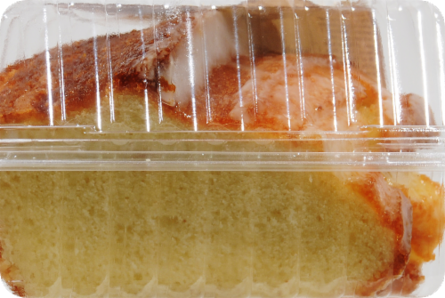 Ralphs Vanilla Pudding Cake Slice Perspective: left