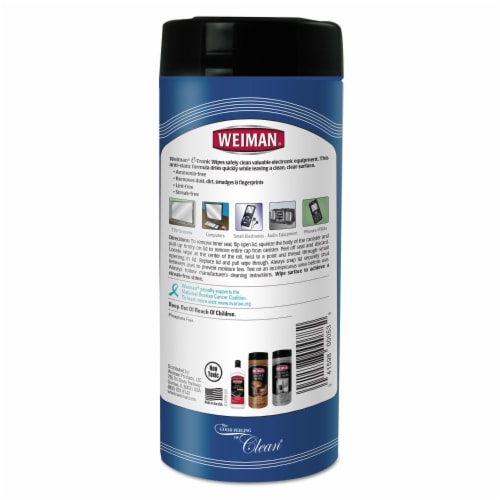 Weiman E-Tronic Screen Wipes Perspective: left