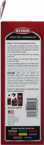 Weiman® Cook Top Cleaning Kit Perspective: left