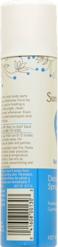 Summer's Eve Baby Powder Deodorant Spray Perspective: left
