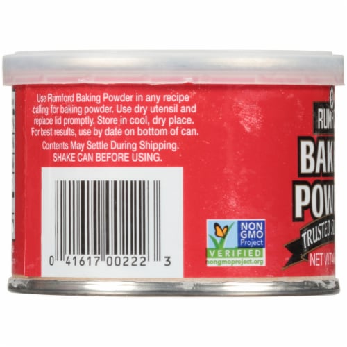 Rumford® Gluten-Free Baking Powder Perspective: left