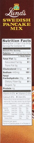 Lund's® Swedish Pancake Mix Perspective: left