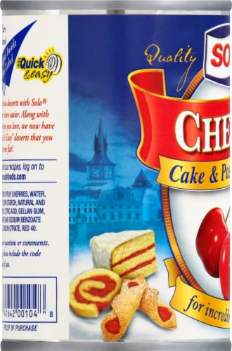 Solo® Cherry Cake & Pastry Filling Perspective: left
