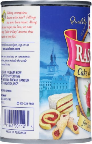 Solo® Raspberry Cake & Pastry Filling Perspective: left