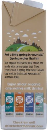 Better Than Milk® Organic Unsweetened Oat Drink Perspective: left