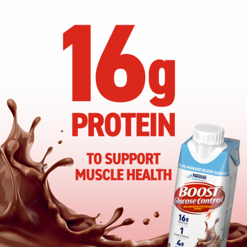 Boost Glucose Control Chocolate Sensation Nutritional Drink Perspective: left