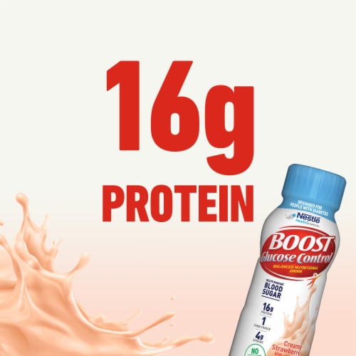 Boost® Glucose Control Strawberry Bliss Balanced Nutritional Drink Perspective: left