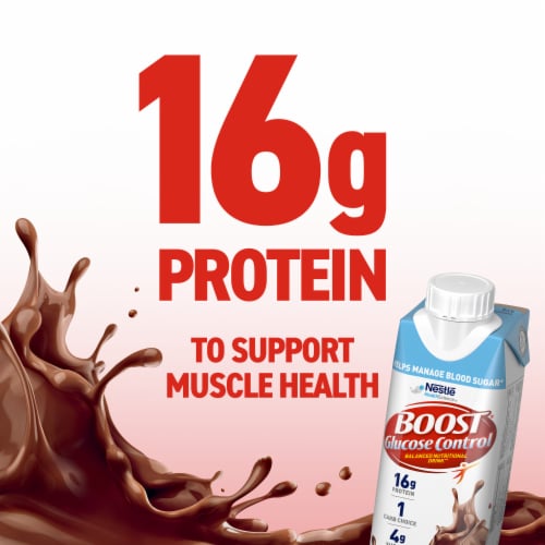 Boost® Glucose Control Rich Chocolate Balanced Nutritional Drink Perspective: left