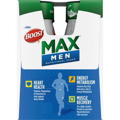 Boost® Max™ Men's Nutritional Very Vanilla Protein Shake Perspective: left