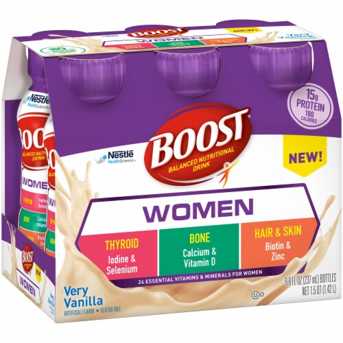 Boost Women's Calorie Smart Vanilla Delight Nutritional Drink Perspective: left