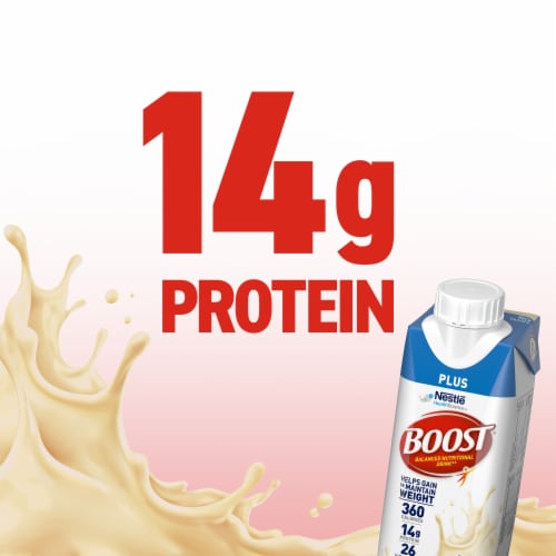 Boost Plus® Very Vanilla Balanced Nutritional Drink Perspective: left