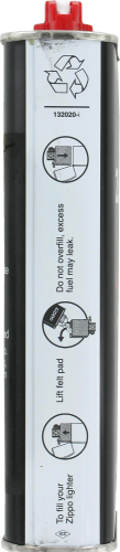 Zippo Lighter Fluid Perspective: left