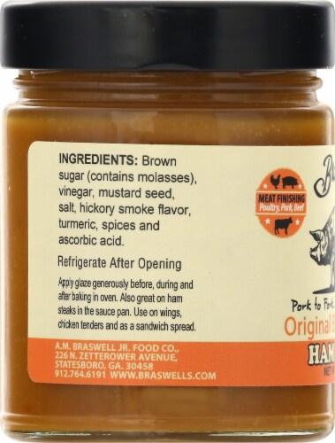 Braswell's® Original Brown Sugar Ham Glaze Sauce Perspective: left