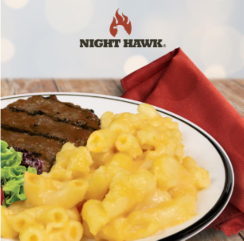 Night Hawk® Steak 'N Mac Frozen Meal Perspective: left