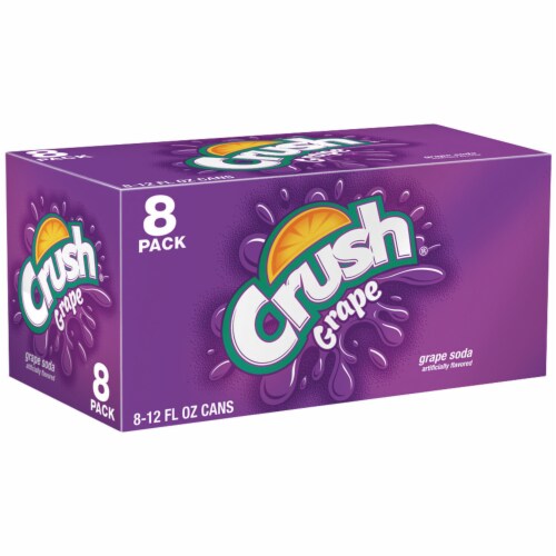 Crush Grape Soda 8 Cans 12 Fl Oz Harris Teeter