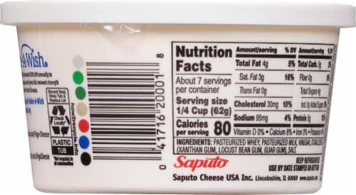 Frigo® Part-Skim Ricotta Cheese Cup Perspective: left
