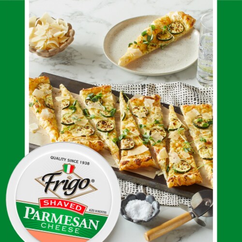 Frigo® Shaved Parmesan Cheese Perspective: left