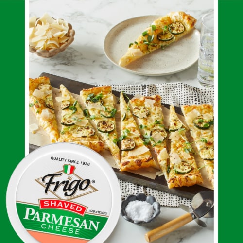 Frigo® Shaved Parmesan Cheese Perspective: left
