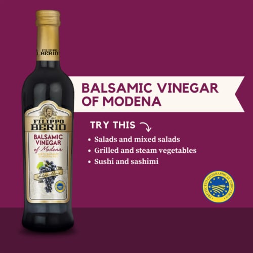 Filippo Berio® Balsamic Vinegar of Modena Perspective: left