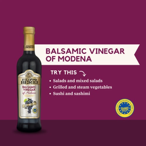 Filippo Berio® Balsamic Vinegar of Modena Perspective: left
