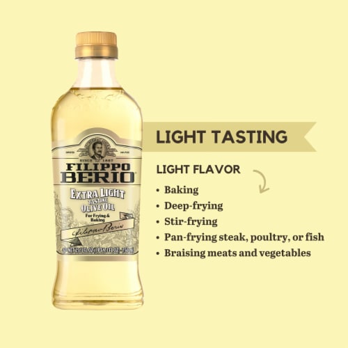 Filippo Berio Extra Light Tasting Olive Oil Perspective: left