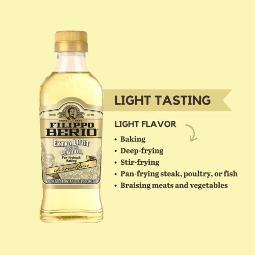 Filippo Berio Extra Light Tasting Olive Oil Perspective: left