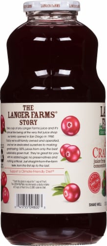 Langer Farms® All Cranberry Juice Perspective: left