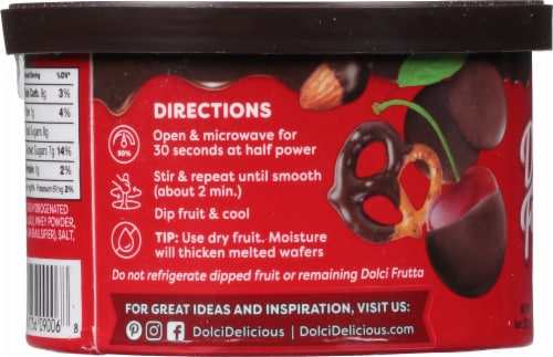 Dolci Frutta Chocolate Melting Wafers Perspective: left