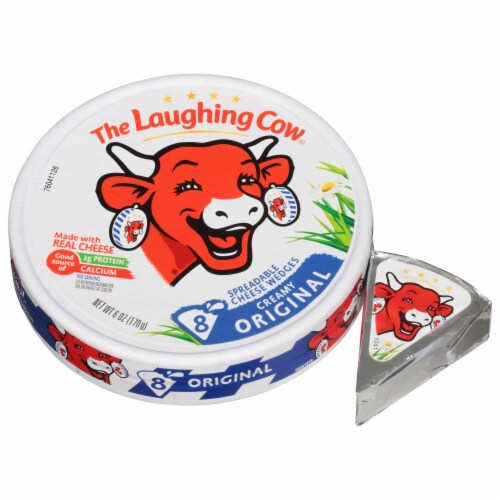 The Laughing Cow Creamy Original Cheese Spread Perspective: left