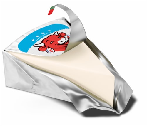 The Laughing Cow Creamy Light Spreadable Cheese Wedges Perspective: left