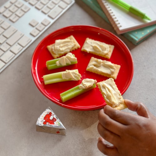 The Laughing Cow Creamy Original Spreadable Cheese Wedges Perspective: left