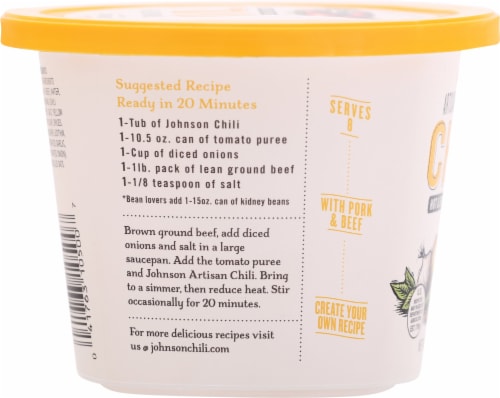 J.W. Johnson™ Hot & Spicy Artisan Starter Chili Mix Perspective: left