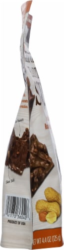 Brown & Haley® Milk Chocolate Peanut Butter Squares Candy Pouch Perspective: left