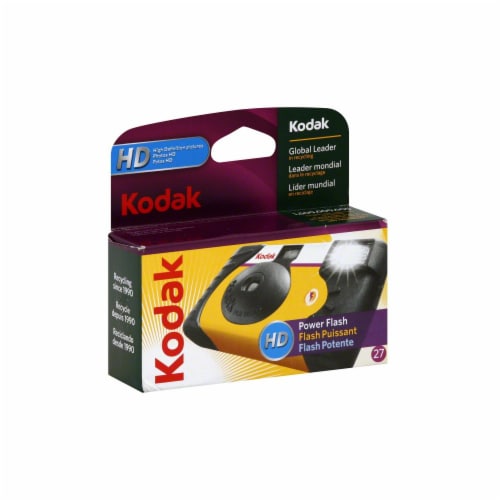 Kodak Power Flash Disposable Camera Perspective: left