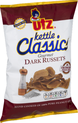 Utz Ketle Classic Dark Russets Potato Chips Perspective: left