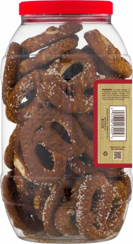 Utz® Hards Old Fashioned Sourdough Pretzels Perspective: left